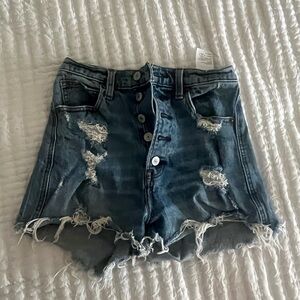 american eagle ultra high rise mom short size 0